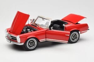 Mercedes 230 SL W113 Pagoda Červený Norev 1:18 B660640596 Kov – obrázok 2 z 8