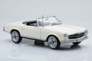 Mercedes 230 SL W113 Pagoda Biely Limitovaná Edícia Norev 1:18 183768 Kov – obrázok 7 z 9