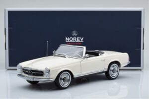 Mercedes 230 SL W113 Pagoda Biely Limitovaná Edícia Norev 1:18 183768 Kov – obrázok 9 z 9