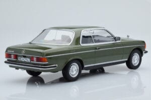 Mercedes 280 CE W123 Coupe Zelený Norev 1:18 183704 Kov – obrázok 2 z 6