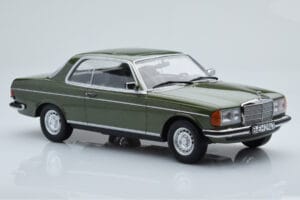 Mercedes 280 CE W123 Coupe Zelený Norev 1:18 183704 Kov – obrázok 4 z 6