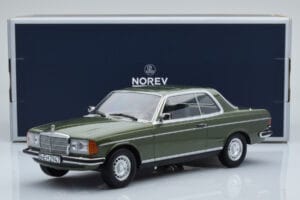 Mercedes 280 CE W123 Coupe Zelený Norev 1:18 183704 Kov – obrázok 6 z 6