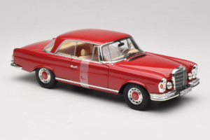Mercedes 280 SE Coupe Červený Norev 1:18 183527 Kov – obrázok 4 z 6
