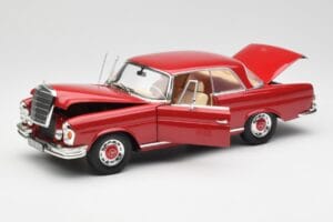 Mercedes 280 SE W108 Červený Norev 1:18 193527 Kov – obrázok 2 z 8