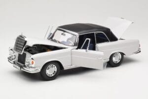 Mercedes 280 SE W111 Kabriolet Svetlošedý Norev 1:18 183530 Kov – obrázok 2 z 8