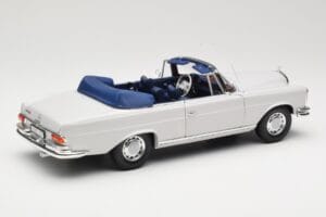 Mercedes 280 SE W111 Kabriolet Svetlošedý Norev 1:18 183530 Kov – obrázok 3 z 8