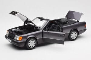 Mercedes 300 CE-24 W124 Kabriolet Fialový Metallic Norev 1:18 183567 Kov – obrázok 2 z 10