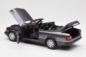 Mercedes 300 CE-24 W124 Kabriolet Fialový Metallic Norev 1:18 183567 Kov – obrázok 7 z 10