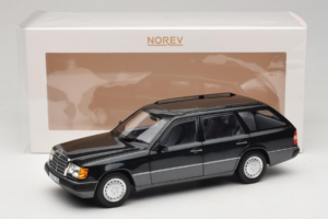 Mercedes 300 D W124 Kombi Čierny Norev 1:18 183960 Kov – obrázok 8 z 8