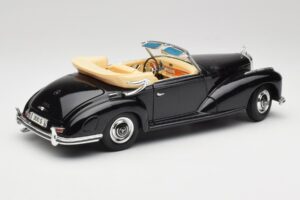 Mercedes 300 S W188 Kabriolet Čierny Tchibo 1:18 36782 Kov – obrázok 3 z 8