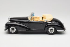Mercedes 300 S W188 Kabriolet Čierny Tchibo 1:18 36782 Kov – obrázok 4 z 8