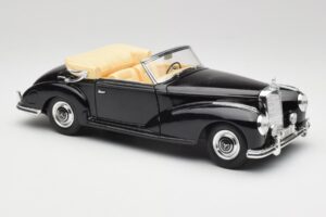 Mercedes 300 S W188 Kabriolet Čierny Tchibo 1:18 36782 Kov – obrázok 6 z 8