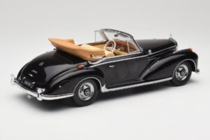 Mercedes 300 SC W188 Kabriolet Čierny KK-Scale 1:18 KKDC180941 Kov – obrázok 2 z 6