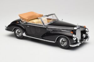 Mercedes 300 SC W188 Kabriolet Čierny KK-Scale 1:18 KKDC180941 Kov – obrázok 4 z 6
