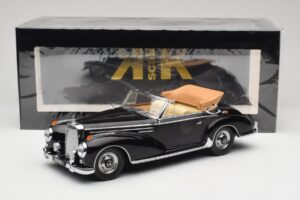 Mercedes 300 SC W188 Kabriolet Čierny KK-Scale 1:18 KKDC180941 Kov – obrázok 6 z 6