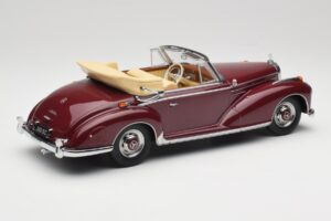 Mercedes 300 SC W188 Kabriolet Tmavo Červený KK-Scale 1:18 KKDC180942 Kov – obrázok 2 z 6