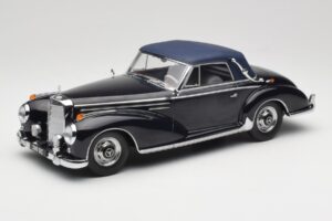 Mercedes 300 SC W188 Kabriolet Softtop Tmavo Modrý KK-Scale 1:18 KKDC180944 Kov