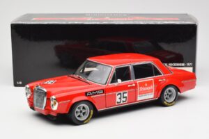 Mercedes 300 SEL 6.8 #35 H. Kelleners Hockenheim 1973 Minichamps 1:18 100713435 Kov – obrázok 8 z 8