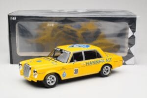 Mercedes 300 SEL 6.8 W109 #38 H. Heyer Season Finale Hockenheim 1971 Minichamps 1:18 155713438 Kov – obrázok 6 z 6