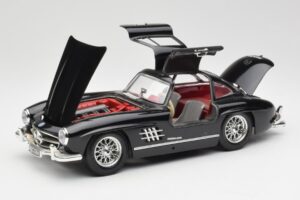 Mercedes 300 SL W198 Čierny Bburago 1:18 35791 Kov – obrázok 2 z 8