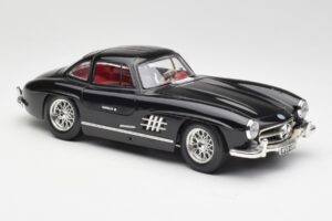 Mercedes 300 SL W198 Čierny Bburago 1:18 35791 Kov – obrázok 6 z 8