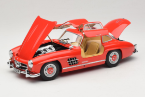Mercedes 300 SL Gullwing Červený Minichamps 1:18 180039001 Kov – obrázok 2 z 8