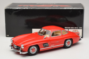 Mercedes 300 SL Gullwing Červený Minichamps 1:18 180039001 Kov – obrázok 8 z 8