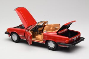 Mercedes 300 SL R107 Červený Norev 1:18 B66040623 Kov – obrázok 5 z 8