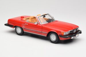 Mercedes 300 SL R107 Červený Norev 1:18 B66040623 Kov – obrázok 6 z 8