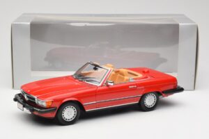 Mercedes 300 SL R107 Červený Norev 1:18 B66040623 Kov – obrázok 8 z 8
