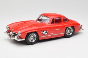 Mercedes 300 SL Červený Bburago 1:18 3015 Kov