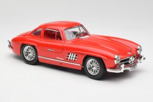 Mercedes 300 SL Červený Bburago 1:18 3015 Kov – obrázok 6 z 8