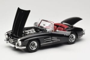 Mercedes 300 SL W198 Roadster Čierny Minichamps 1:18 180039036 Kov – obrázok 2 z 8