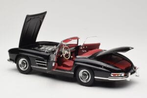 Mercedes 300 SL W198 Roadster Čierny Minichamps 1:18 180039036 Kov – obrázok 5 z 8