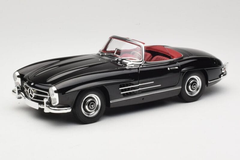 Mercedes 300 SL W198 Roadster Čierny Minichamps 1:18 180039036 Kov