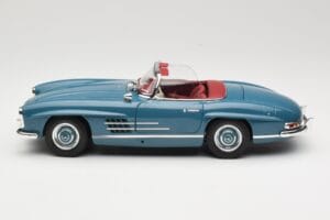Mercedes 300 SL W198 Roadster Modrý Minichamps 1:18 180039035 Kov – obrázok 4 z 8