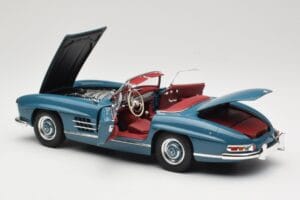 Mercedes 300 SL W198 Roadster Modrý Minichamps 1:18 180039035 Kov – obrázok 5 z 8
