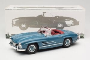 Mercedes 300 SL W198 Roadster Modrý Minichamps 1:18 180039035 Kov – obrázok 8 z 8