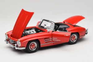 Mercedes 300 SL Roadster Červený Minichamps 1:18 180039031 Kov – obrázok 2 z 8