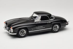 Mercedes 300 SL W198 Roadster With Hardtop Čierny Minichamps 1:18 180039040 Kov