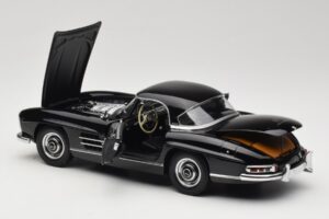 Mercedes 300 SL W198 Roadster With Hardtop Čierny Minichamps 1:18 180039040 Kov – obrázok 5 z 8
