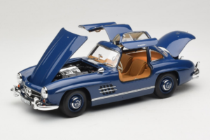 Mercedes 300 SL W198 Modrý Norev 1:18 183852 Kov – obrázok 2 z 8