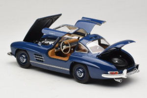 Mercedes 300 SL W198 Modrý Norev 1:18 183852 Kov – obrázok 5 z 8