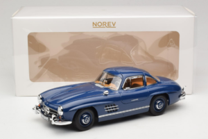 Mercedes 300 SL W198 Modrý Norev 1:18 183852 Kov – obrázok 8 z 8