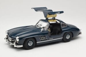 Mercedes 300 SL W198 Gullwing Tmavomodrý Minichamps 1:18 110037216 Kov – obrázok 2 z 8