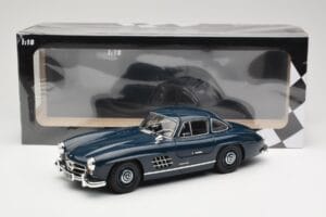 Mercedes 300 SL W198 Gullwing Tmavomodrý Minichamps 1:18 110037216 Kov – obrázok 8 z 8