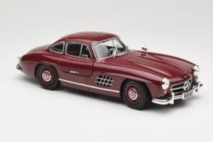 Mercedes 300 SL W198 Gullwing Tmavočervený Minichamps 1:18 110037218 Kov – obrázok 6 z 8