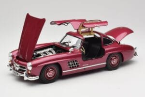 Mercedes 300 SL W198 Ohnivá Červená Minichamps 1:18 180039008 Kov – obrázok 2 z 8