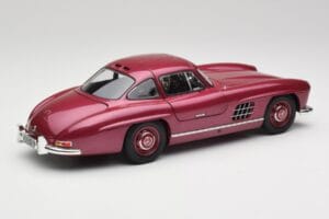 Mercedes 300 SL W198 Ohnivá Červená Minichamps 1:18 180039008 Kov – obrázok 3 z 8