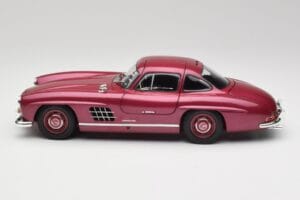 Mercedes 300 SL W198 Ohnivá Červená Minichamps 1:18 180039008 Kov – obrázok 4 z 8